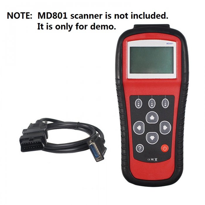 1.5m OBDII OBD2 Haupt Kabel Diagnostik Adapter Kabel Für